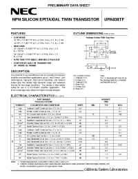 Datasheet UPA836TF производства NEC